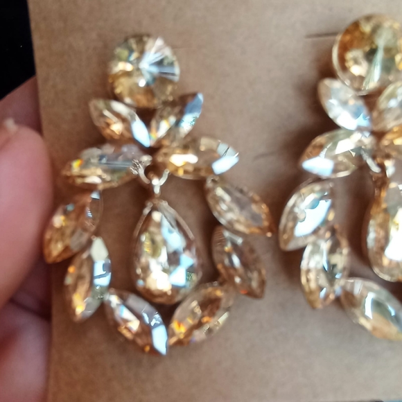 Champagne Earrings - Picture 2 of 7